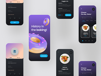 Food Delivery App 3d app delivery design food india mvp product ui ux