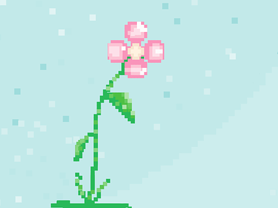 Pixel Flower flower illustration pixel art