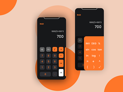 Calculator for Mobile app calculator dailyui design ui ux