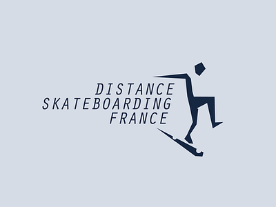 LOGO design - Distance Skateboarding France design icon logo