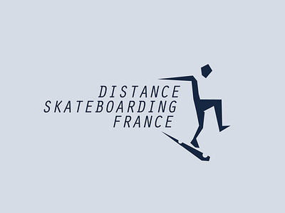 LOGO design - Distance Skateboarding France