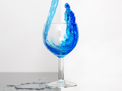Water Splash Photoshooting blue free glass photo retouching splash water wave