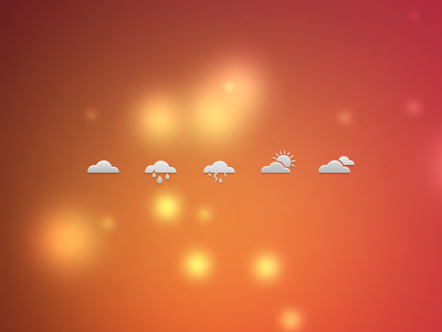 Weather Icons Dribbble cloud ico icons rain sun weather