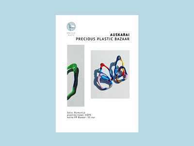 Precious Plastic Lithuania. Auskarai. design editorial graphic design layout product design