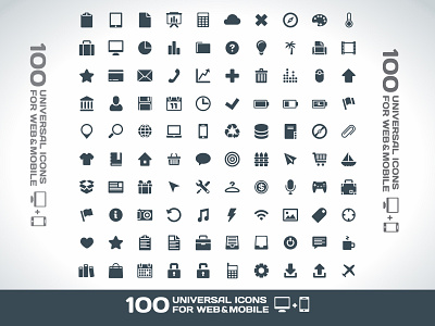Icon Set banner design graphic design icon icon set illustration logo typography vector