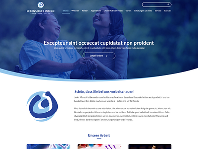 Elder Care Website UI Design design figma ui ux webdesign website