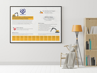 Metals News Monthly 2022 / MIDHCO Company Infographic design graphic design illustration info layout motion graphics ui vector