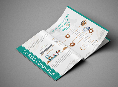 Gilrod CopperRod Company Infographic company design flyer graphic design illustration indesign info infographic layout ui vector