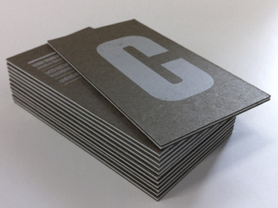 Condensed Business cards