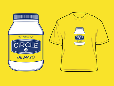 Circle De Mayo T-shirt circle graphics t shirts