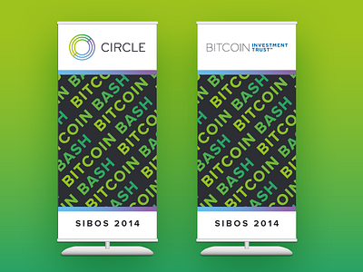 Bitcoin Bash Banner banner bitcoin circle graphic design