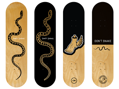 Commonwealth Skateboarding Shop Decks graphics portland skateboarding snake