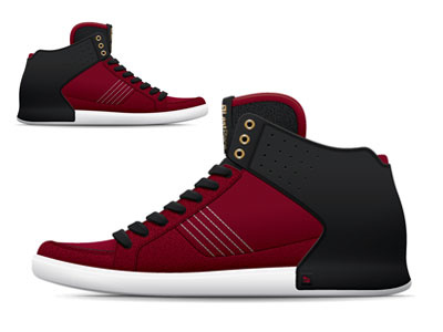 Bulletproof Skate Mid - Black Merlot