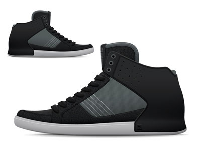 Bulletproof Skate Mid - Black Grey