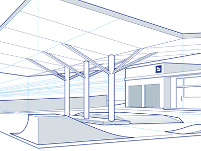 Retail Store WIP illustrator retail vector graphics