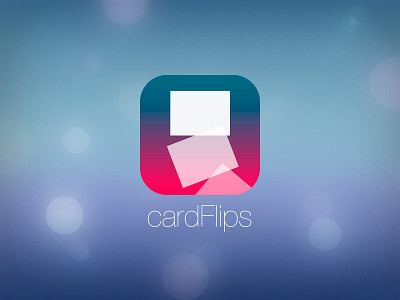 cardFlips (iOS 7 app) app icon ios7 iphone robot string