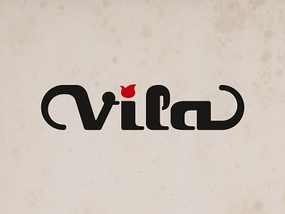 Vila Guitars Logo (v2) custom electric guitar inlay insert logo luthier solidbody