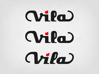 Vila Guitars Logo (more iterations) custom electric guitar headstock inlay iteration logo luthier solidbody