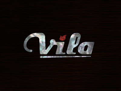 Vila Guitars Logo - Nacre custom electric final guitar headstock inlay logo luthier mother of pearl nacre solidbody vector