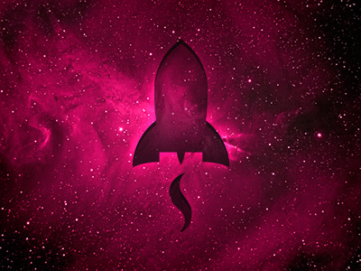 Spacebook icon app icon ios rocket space