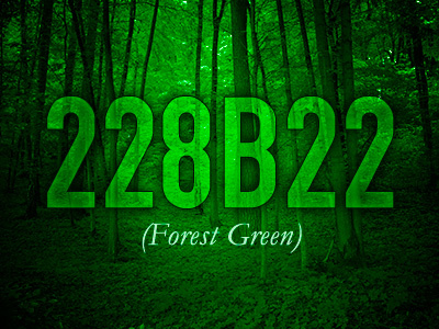 Forest Green color favorite green