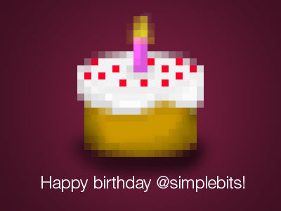 Happy birthday! birthday dribbble founder pixels simplebits