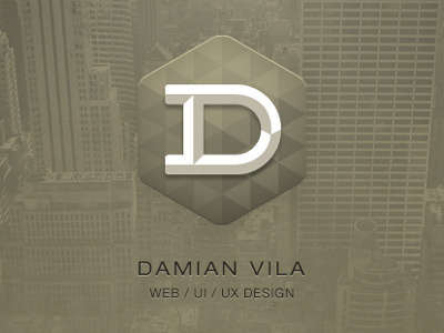 Personal Site v2 design hexagon logo ny personal photoshop portfolio site web