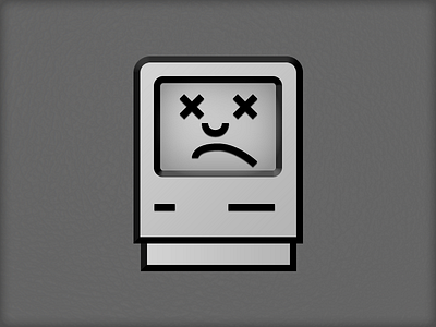 My PC broke :( broken error illustration pc sad mac