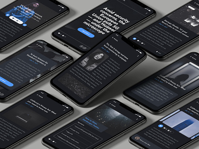 Article Design | Grizzly Mobile App Ui KIt adroid ui kit animated mockup animation app design statistics article article design dark feed list design free ui kit ios ui kit iphone mockup login design motion statistics design ui kit ux design walk through design xd ui kit