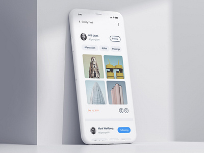 E-commerce Feed Ideas | Grizzly Mobile App Ui KIt