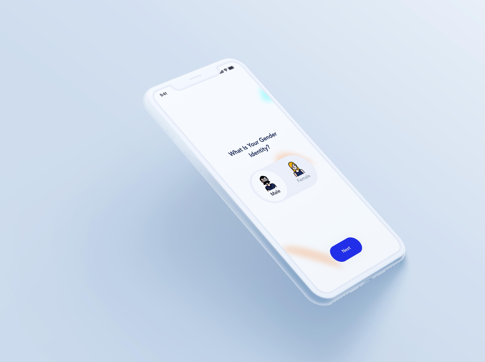 Gender Selector Design | Grizzly Mobile App Ui KIt by George Samuel on ...