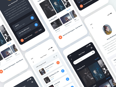 Music Player Design | Grizzly Mobile App Ui KIt