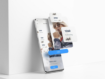 Profile Screen Design | Grizzly Mobile App Ui Kit