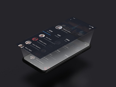 Profile Screen Design | Grizzly Mobile App Ui Kit adroid ui kit animated mockup animation avatar dark mode following free ui kit glassmorphism grid ios ui kit iphone mockup motion retro ui kit ux design xd ui kit