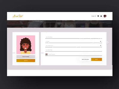 Complete your Profile - Ask A Stylist after effects animated mockup ask a stylist complete profile form fustany george samuel glassmorphism landing page makeup micro interaction motion graphics nutrition retro sgeorge699 websitemdark mode