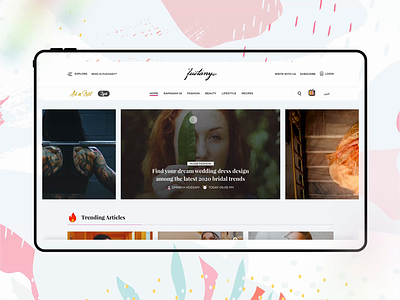 Fustany Fashion - Search 3d animation branding dark ui design ecommerce free ui kit fustany george samuel graphic design illustration interaction landing page logo motion graphics search stylist ui