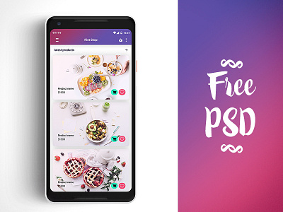 Free PSD - ecommerce feed article design free ui kit panda ui kit