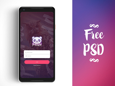 login design - Free PSD animation article design daily ui daily ui 100 dark ui ecommerce free psd free ui kit freebies george samuel hero section interaction interaction design landing page login panda ui kit trendy user experience user interface ux