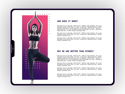 Event app landing page event app geometric george samuel landing landing page meditation parallex purple trending2018 website yoga
