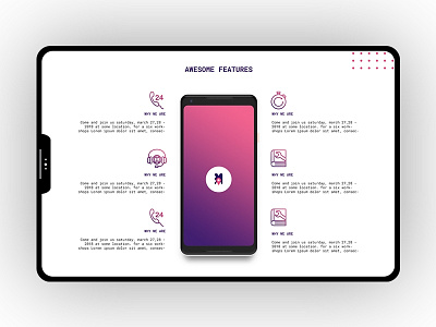 Event app landing page event app geometric george samuel landing landing page meditation parallex purple trending2018 website yoga