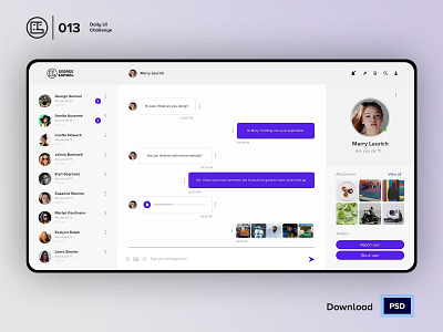 Direct messaging| Daily UI challenge - Day 013/100