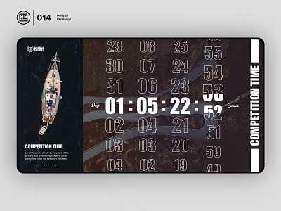 Countdown-timer | Daily UI challenge - Day 014/100 animation boating clean design countdown timer daily ui daily ui 014 dark ui ecommerce george samuel hero section interaction interaction design landing page trendy ui design ui ux design user experience user interface ux web design