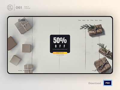 Redeem Coupon | Daily UI challenge - 061/100 animation daily ui daily ui 061 dark ui discount ecommerce free psd free ui kit freebies george samuel hero section interaction interaction design landing page offers redeem coupon trendy user experience user interface ux