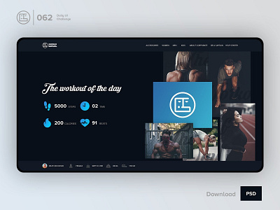Workout of the Day | Daily UI challenge - 062/100