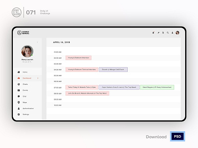 Schedule | Daily UI challenge - 071/100 animation calendar daily ui daily ui 071 dark ui dashboad ecommerce free psd free ui kit freebies george samuel hero section interaction interaction design landing page schedule trendy user experience user interface ux
