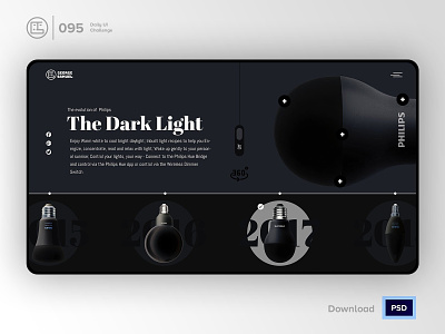 Product Tour | Daily UI challenge - 095/100 animation daily ui daily ui 095 dark light dark ui ecommerce free psd free ui kit freebies george samuel hero section interaction interaction design item lamp landing page product product tour slider wizard