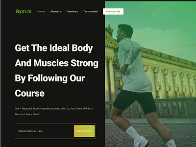 Fitness Landing Page