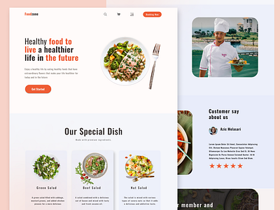 Food Landing Page