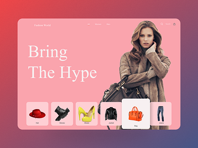 Fashion UI Design