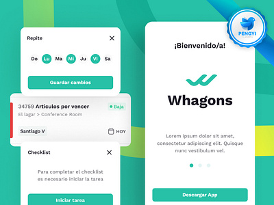 Whagons - Web Design branding design figma graphic design illustration landing page logo mobile app ui user experience